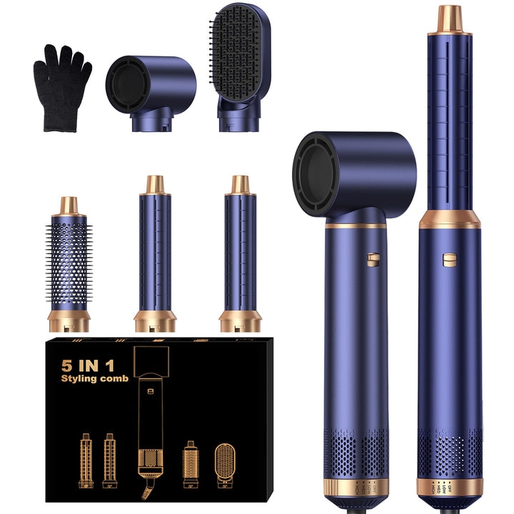 Mogawave Hairstyler 5 in 1, 1000w Föhnbürste,Air Curler Lockenstab | Negative Ionen Pflege, Haarstyl