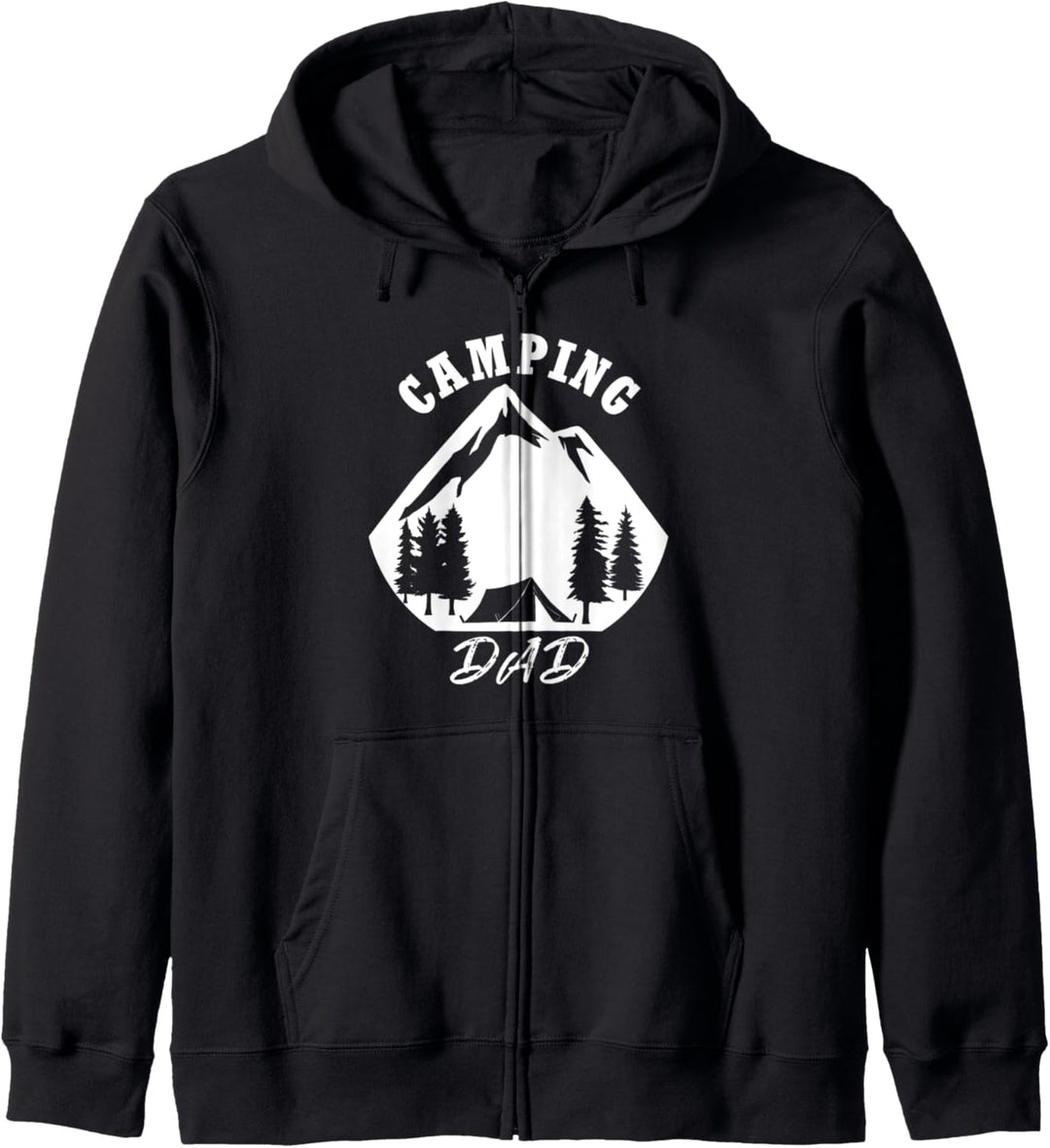 Camping Papa Lustig Natur Camper Wildtiere Kapuzenjacke