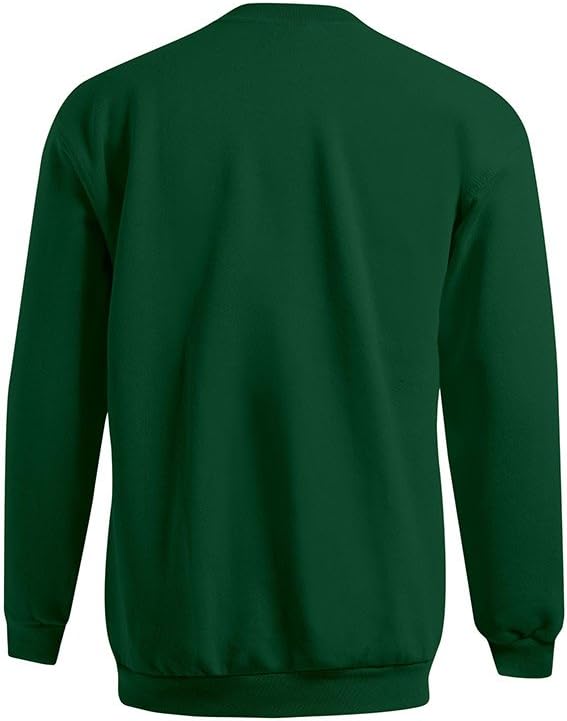 Premium Sweatshirt Plus Size Herren, Waldgrün, XXXL