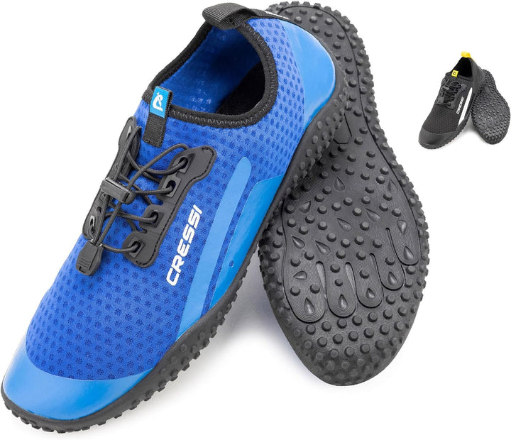 Cressi Sonar Shoes - Unisex Wasserschuh für Erwachsene aus Mikroperforiertes Gewebe Blau Azurblau 42