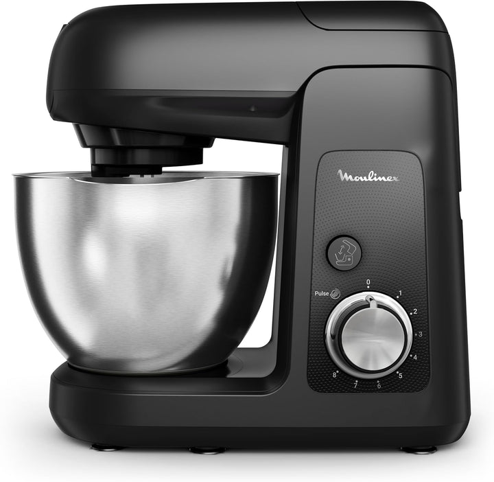 Moulinex Bake Partner Küchenmaschine, 1100 W, langlebige Leistung, BakeGood-Zubehör-Set, QA522810 Pl