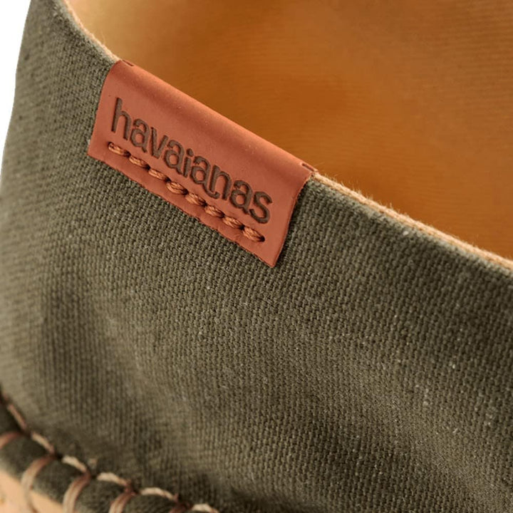 Havaianas Unisex Origine Iv Espadrille-Sandale mit Keilabsatz 35 EU Grüne Olive, 35 EU Grüne Olive