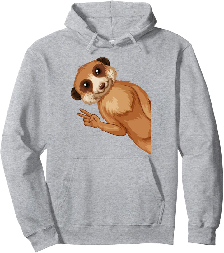 Erdmännchen Kinder Mädchen Jungen Pullover Hoodie