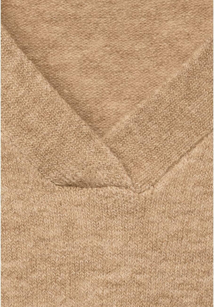 Street One Damen Strickpullover 36 Mid Cream Melange, 36 Mid Cream Melange