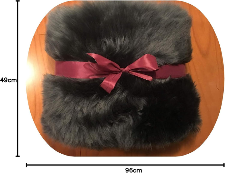 Premium Lammfell Schaffell von LANABEST. Echtes Fell mit ganz zarter Wolle. Kuschelfell, geruchsarm,