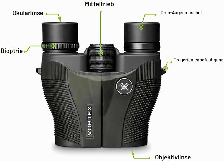 Vortex Optics Vanquish 8x26 Fernglas, Grün, 8 x 26 cm 10x26, 10x26
