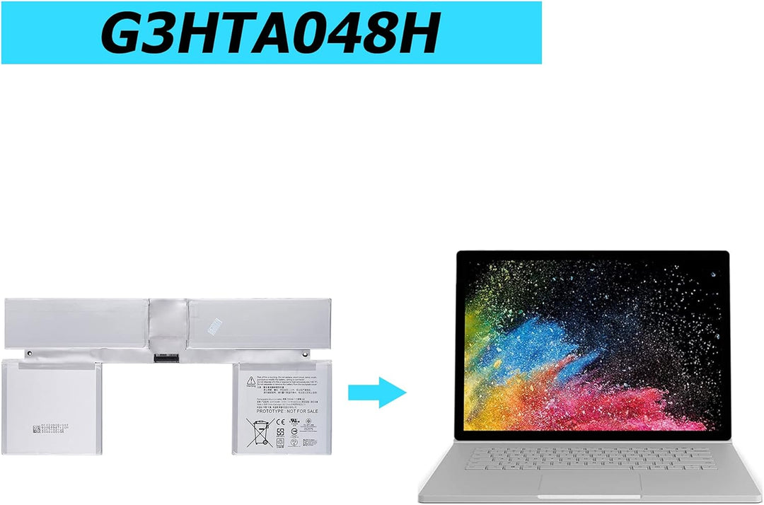 Laptop Akku G3HTA048H 51Wh Für Microsoft Surface Book 1 2 Tablet Model 1703 1704 1705 13.5 inch Keyb