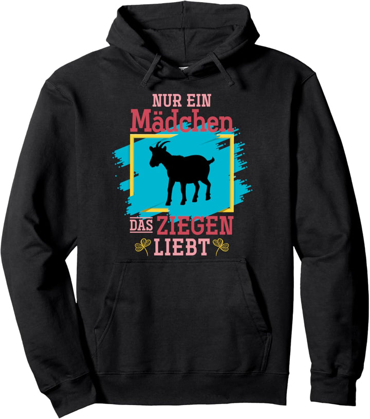 Ziegen Bauernhof Tiere Mädchen Geschenk Ziege Pullover Hoodie