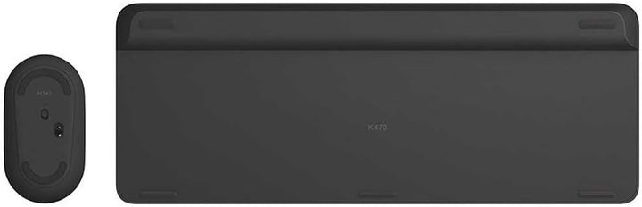 Logitech MK470 Slim Combo Kabelloses Tastatur-Maus-Set, 2.4 GHz Verbindung via Nano-USB-Empfänger, 1