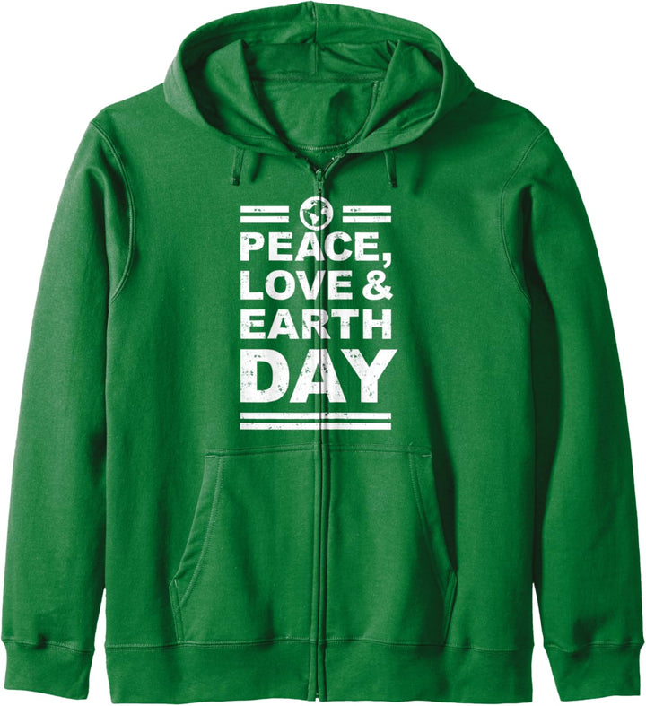 Peace Love Earth Day 51. Jahrestag Cute Global Warming Kapuzenjacke