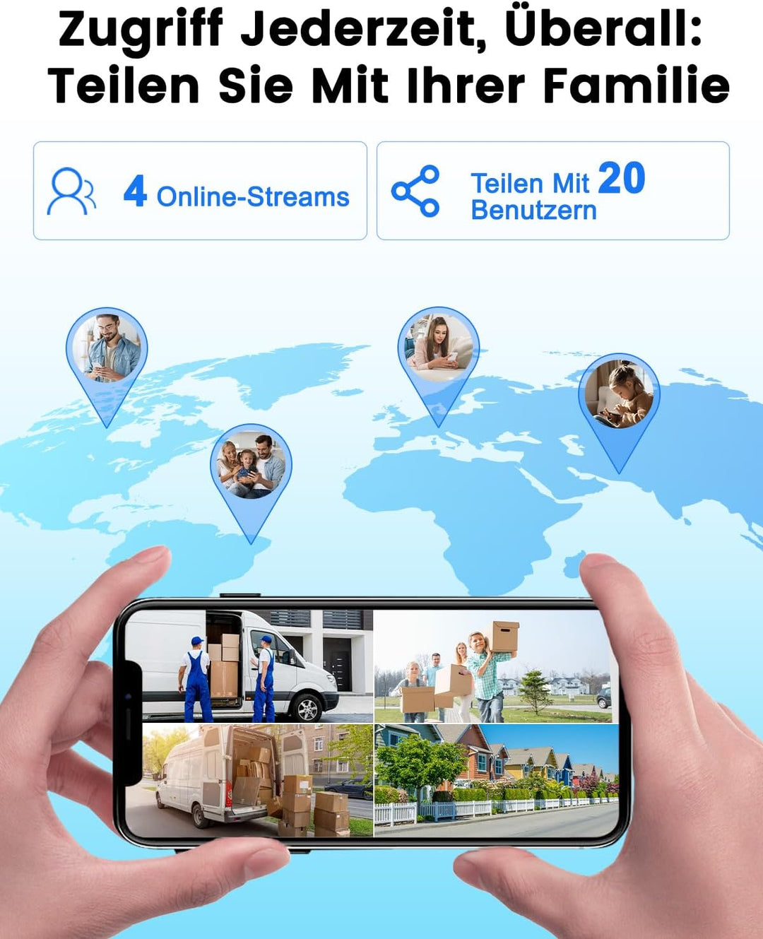 Bextgoo Türspion Kamera, 2K Digitaler Türspion Kamera WLAN mit 4,3 Zoll Farbbildschirm mit 32GB Spei