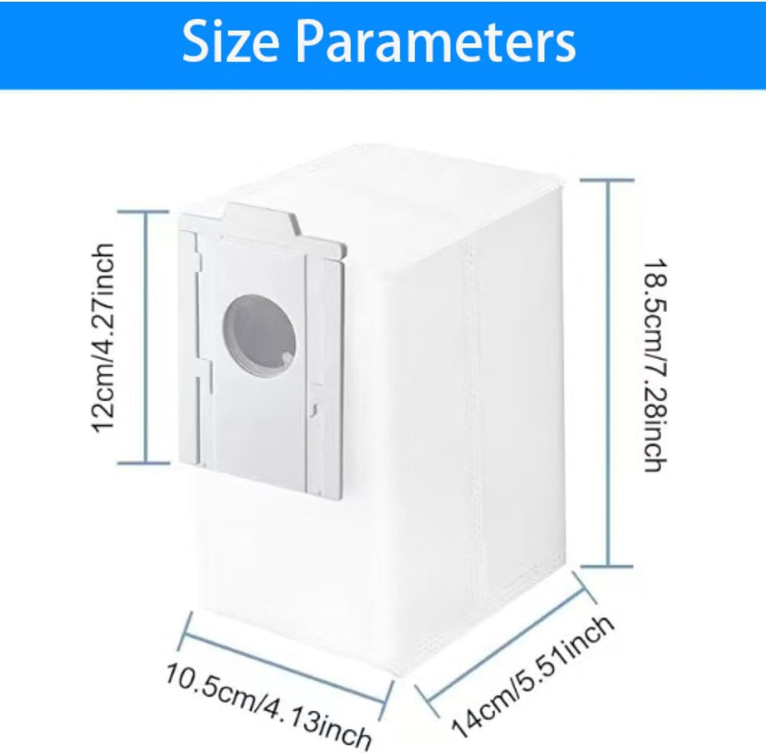 Ersatz-Staubsaugerbeutel für Samsung Jet Bot AI+/massgeschneiderte Jet Bot Combo 5-lagige Filtration