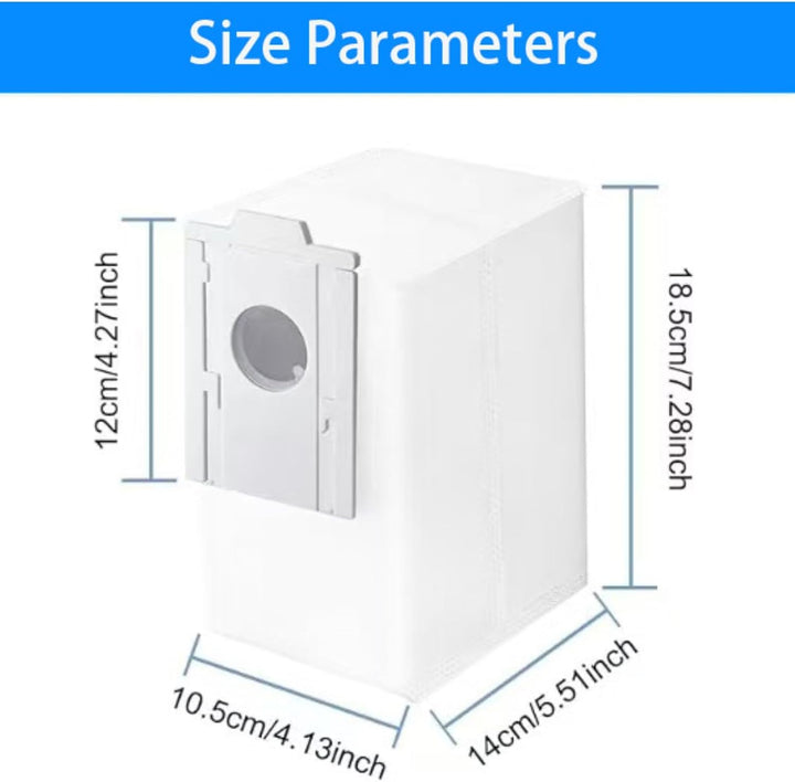 Ersatz-Staubsaugerbeutel für Samsung Jet Bot AI+/massgeschneiderte Jet Bot Combo 5-lagige Filtration