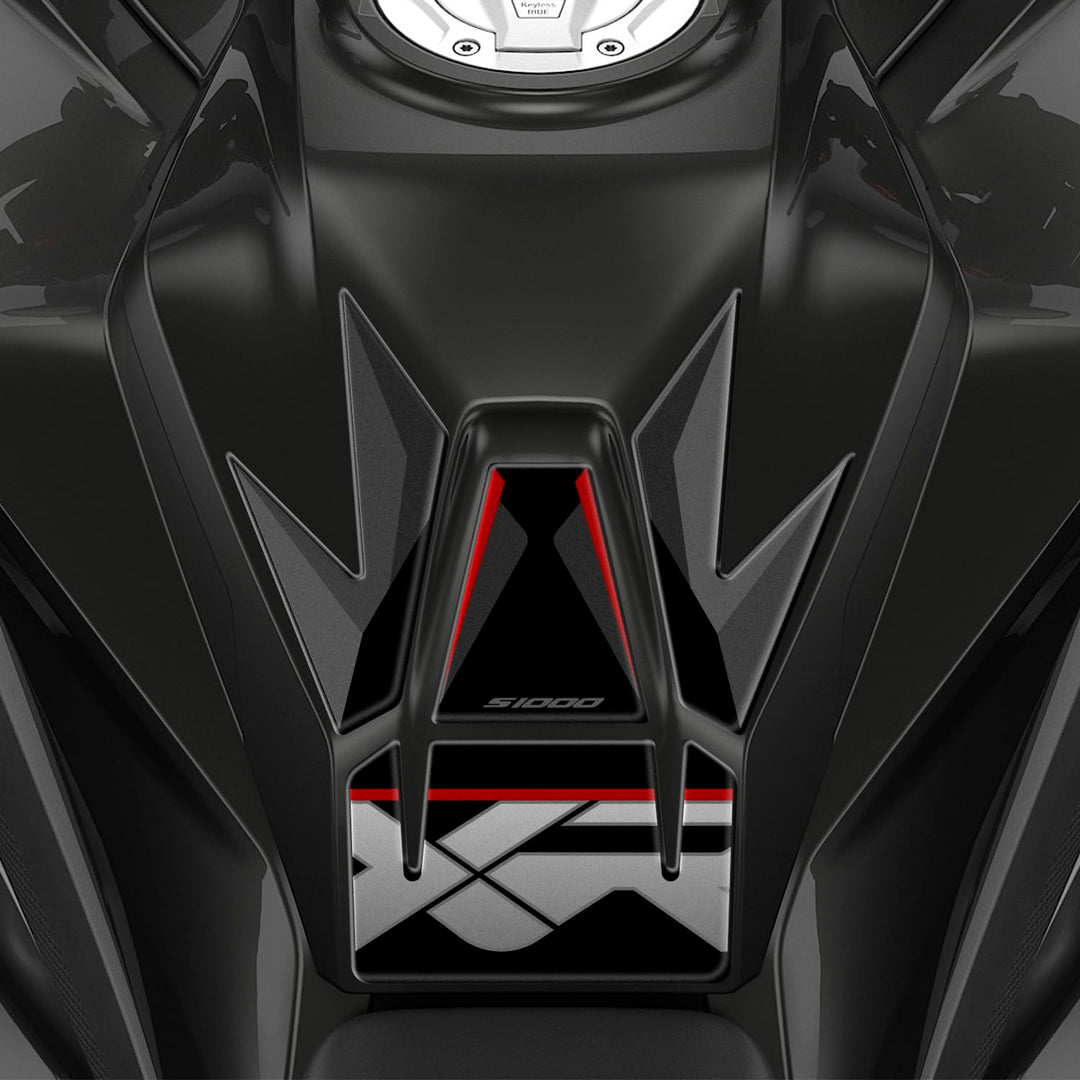 Tankschutz aus Harz, 3D, kompatibel mit BMW S 1000 XR 2024 GP-1063 (Black Storm), Black Storm