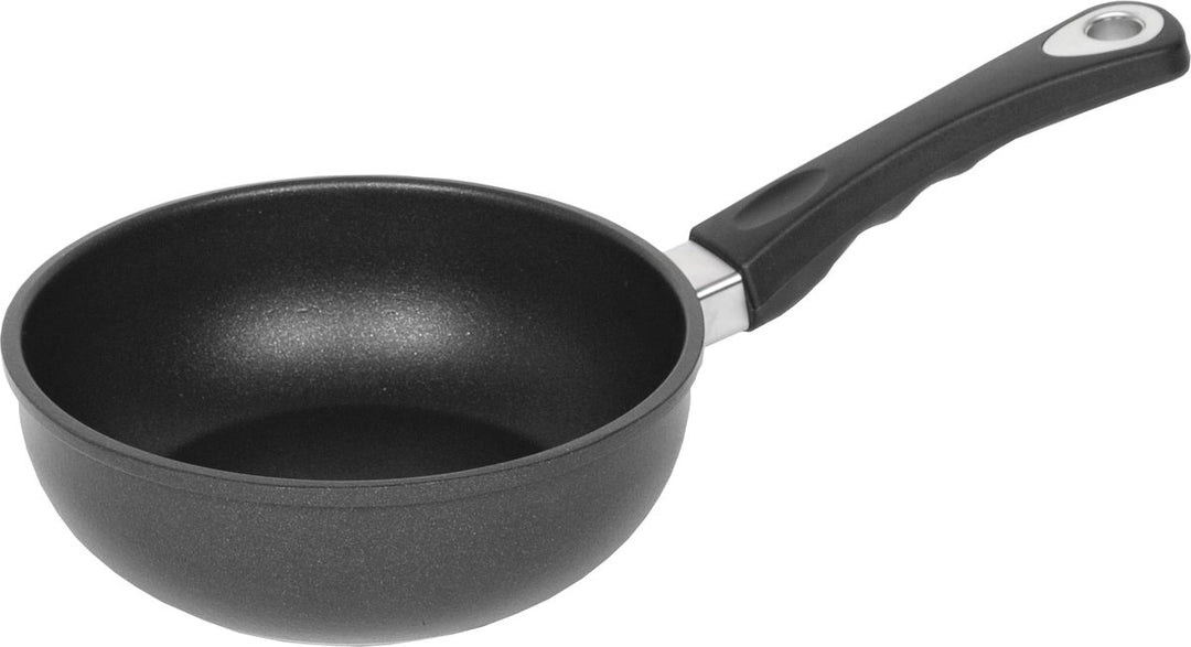 AMT Gastroguss Sauteuse, Ø 20 cm, 6 cm hoch, Aluguss (Aluminium), Lotan® Antihaft-Beschichtung für f