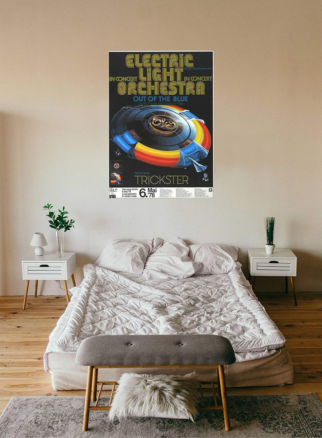 ELO Electric Light Orchestra - Out of The Blue, Ludwigshafen 1978 » Konzertplakat/Premium Poster | L
