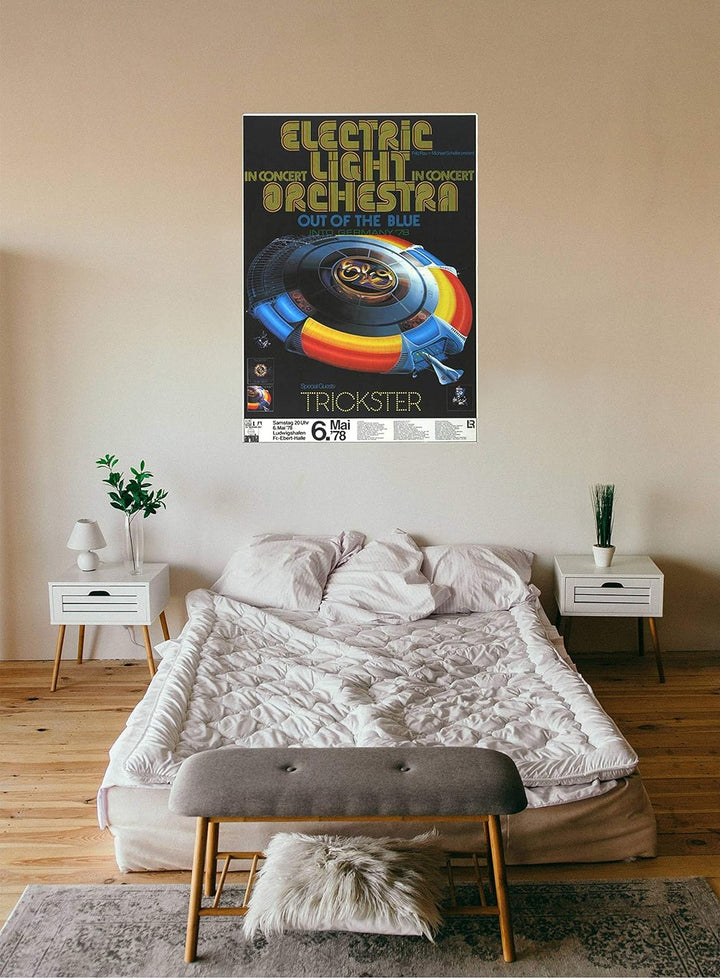 ELO Electric Light Orchestra - Out of The Blue, Ludwigshafen 1978 » Konzertplakat/Premium Poster | L