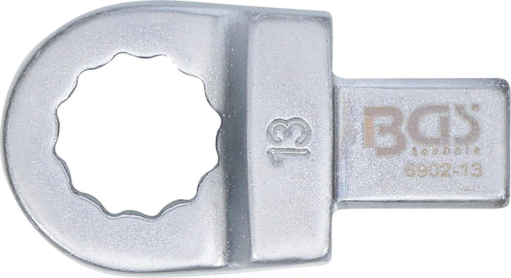 BGS 6902-13 | Einsteck-Ringschlüssel | 13 mm | Aufnahme 9 x 12 mm, 13 mm