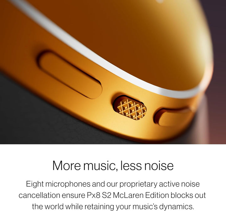 Bowers & Wilkins Px8 S2 McLaren Edition Kabellose Noise-Cancelling Over-Ear Kopfhörer mit Bluetooth