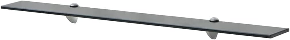 FIRBNUS 90x20x0,8 cm Wandregal Klein Bad Regal Schwebend Regal Glas Schwebend für Wohnzimmer Badezim