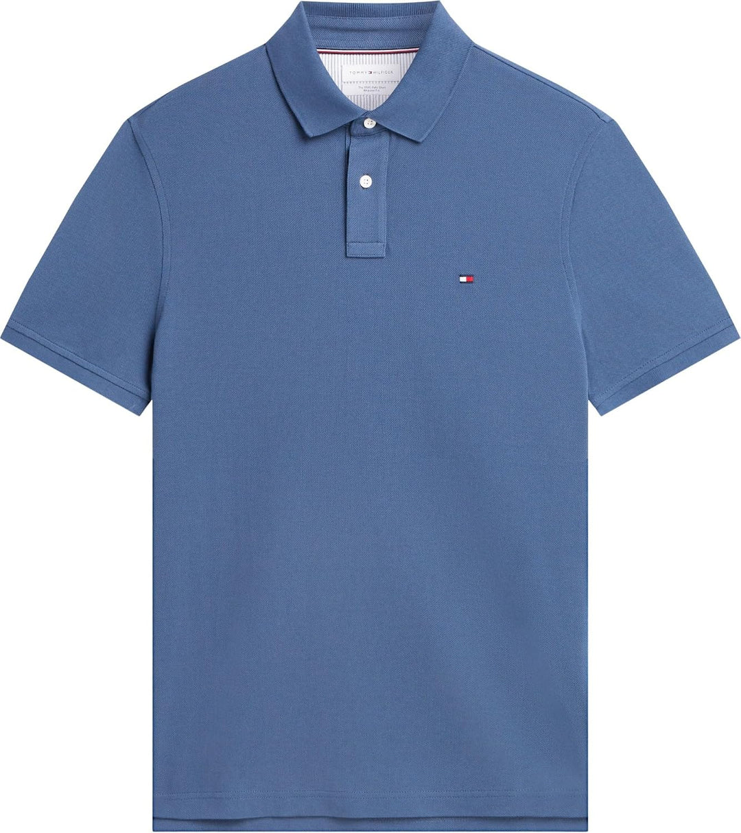 Tommy Hilfiger Herren Poloshirt Kurzarm 1985 Regular Fit XS Blue (Aegean Sea), XS Blue (Aegean Sea)