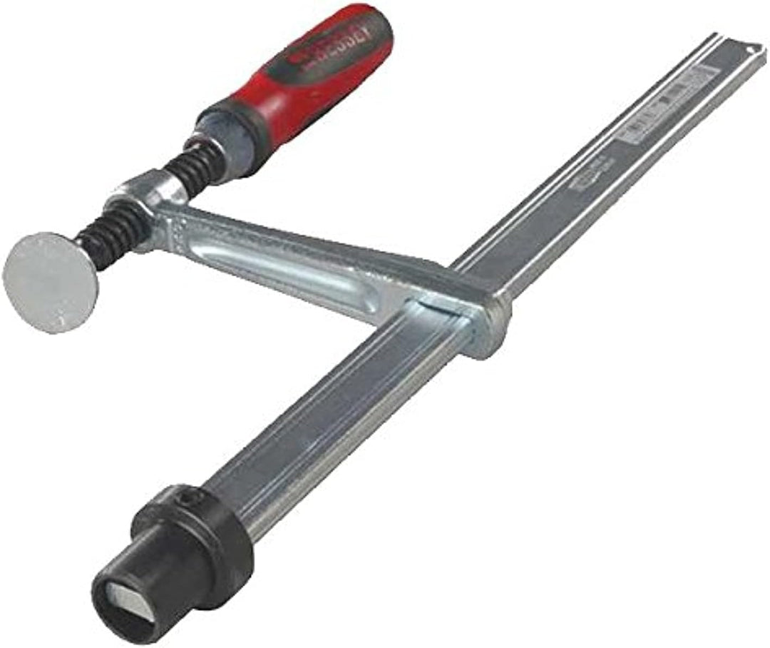 Bessey Spannelement mit fixer Ausladung TW16 200/100 (2K-Kunststoffgriff) & Werkbank-Adapter TW16AW2