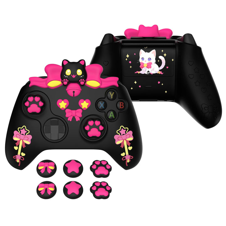 PlayVital Cute Schutzhülle für Xbox Series X/S Controller, rutschfeste Silikon Hülle Case Zubehör fü