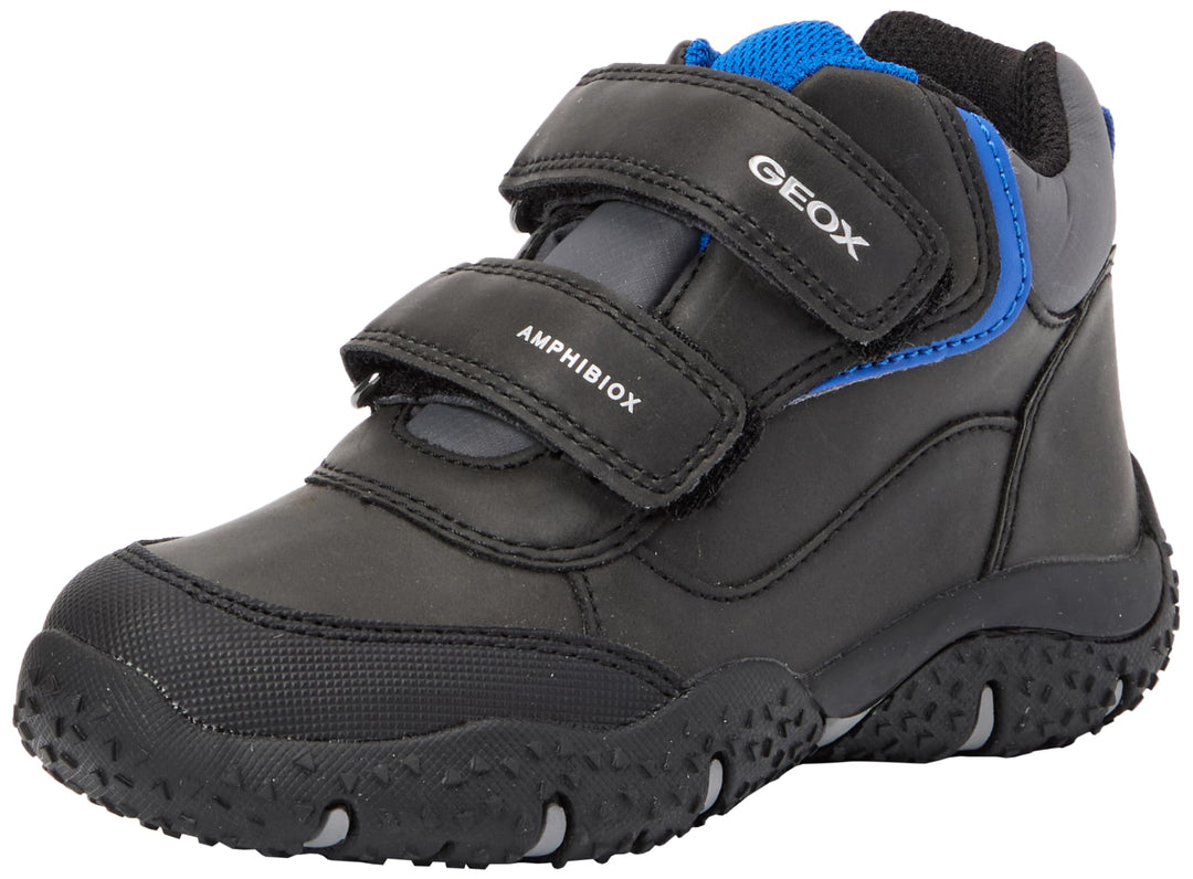 Geox Jungen B Baltic Boy B Abx ASneaker 25 EU Schwarz, 25 EU Schwarz