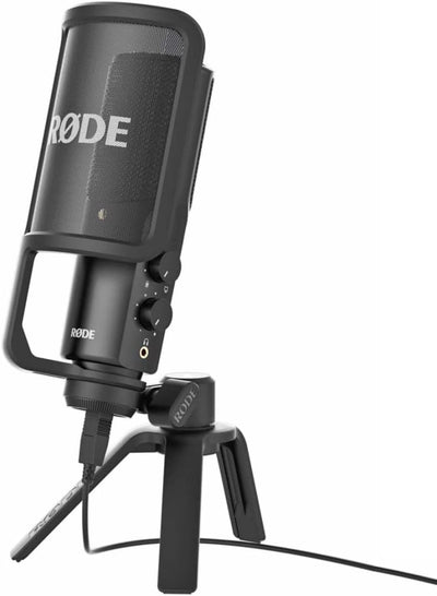 Rode Microphones NT-USB USB-Mikrofonset in Studio-Qualität, mit Profi-Studio-Mikrofonarm Rode PSA-1