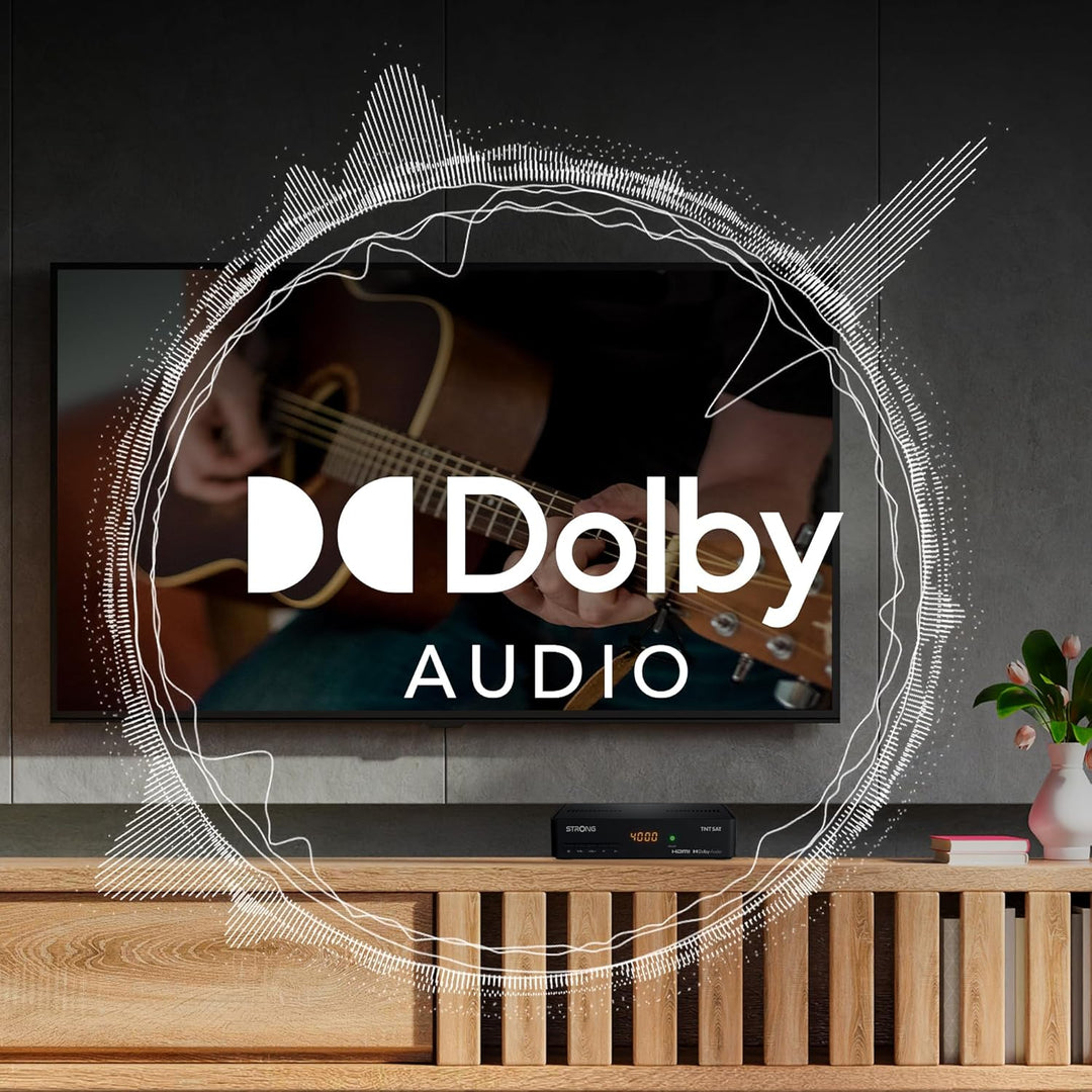 STRONG - Satelliten-DVB-T-Decoder mit TNTSAT-Karte – SRT7408 – HD-Auflösung – Direktverzögerung – US