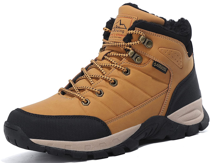ARRIGO BELLO Winterschuhe Herren Winterstiefel Wanderstiefel Trekking Stiefel Gefüttert Warm Rutschf