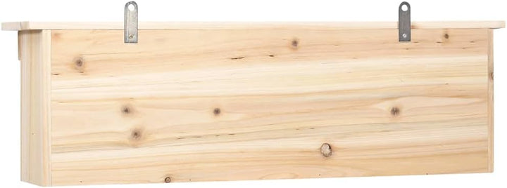 Myheimly Spatzenhaus 5-Fach 68x15x21 cm Tannenholz Nistkasten für Sperling Spatzenvilla