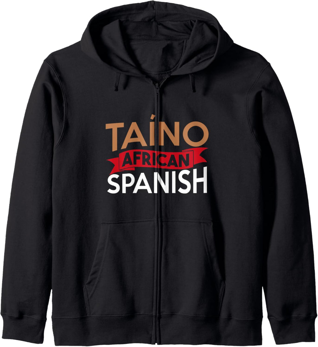 Taino African Spanish Puerto Rican Afro Boricua Puerto Rico Kapuzenjacke