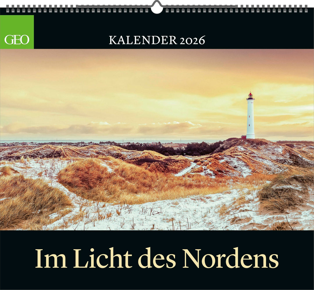 GEO - Im Licht des Nordens 2026 – Wandkalender 50x45 cm, Poster-Kalender mit Polarlichtern & Nordlan