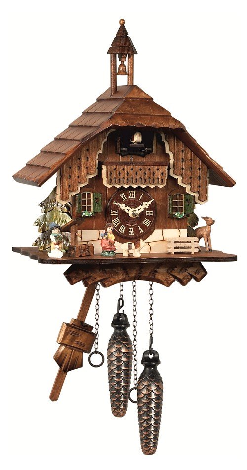 Engstler Kuckucksuhr Quarz Schwarzwald Haus in 429 Q