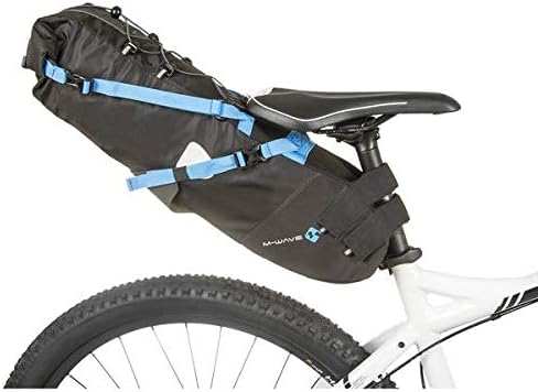 M-WAVE Unisex Fahrrad Satteltasche L Blau, L Blau