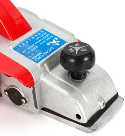 220V 1300W Elektrohobel, Max 13000 RPM Elektro Hobel mit Hobelbreite 90mm, Handhobel Hobelmaschine S