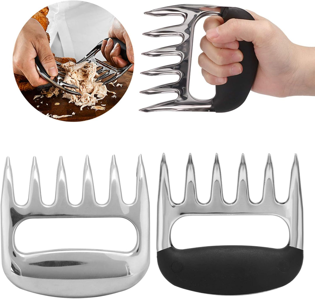 Meat Claws Fleischzerkleinerer für BBQ, 2 Stück Fleischkralle, Fleischgabel für Grill, BBQ und Brate