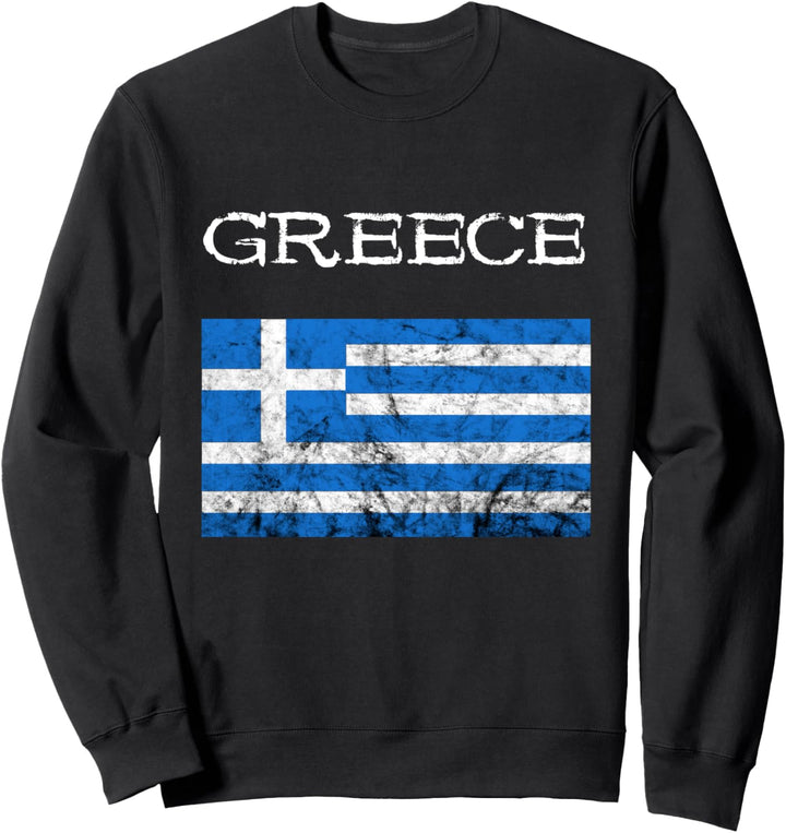 Griechenland Griechische Flagge Grieche Touristen Souvenir Sweatshirt