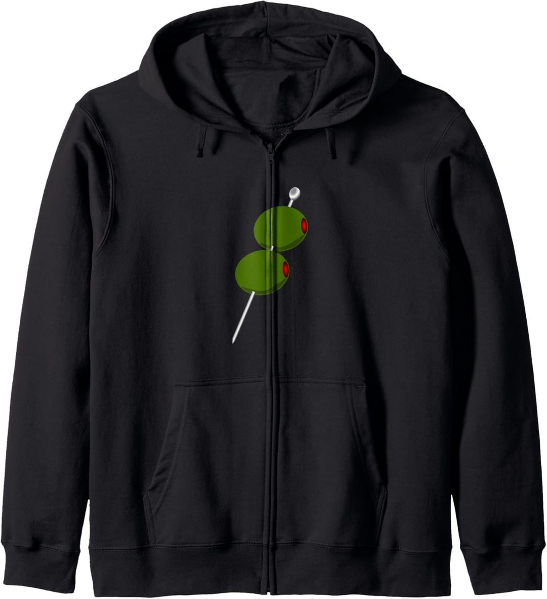 Oliven Kapuzenjacke