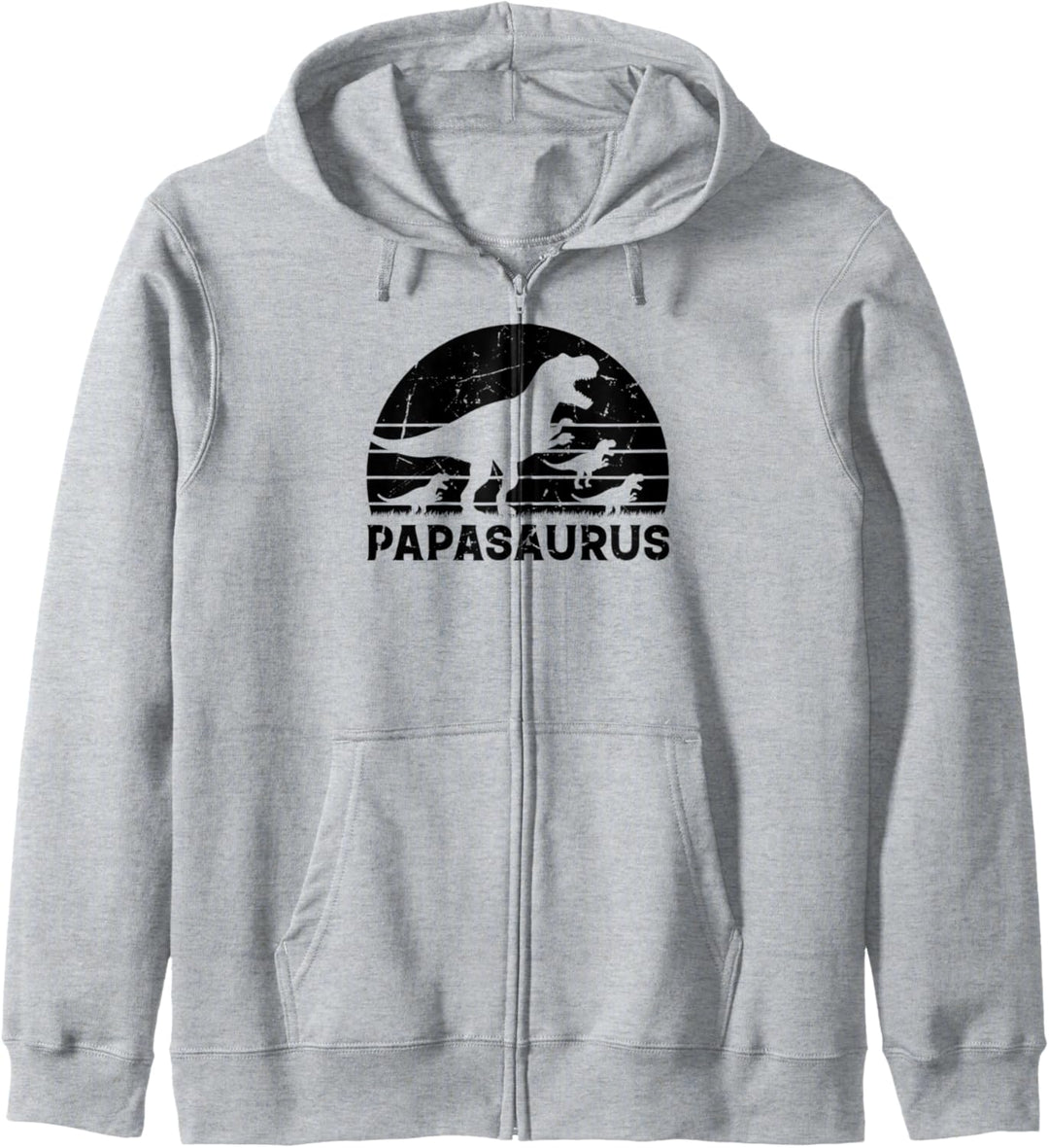 Papasaurus Dinosaurier mit drei Kindern – Papasaurus Kapuzenjacke