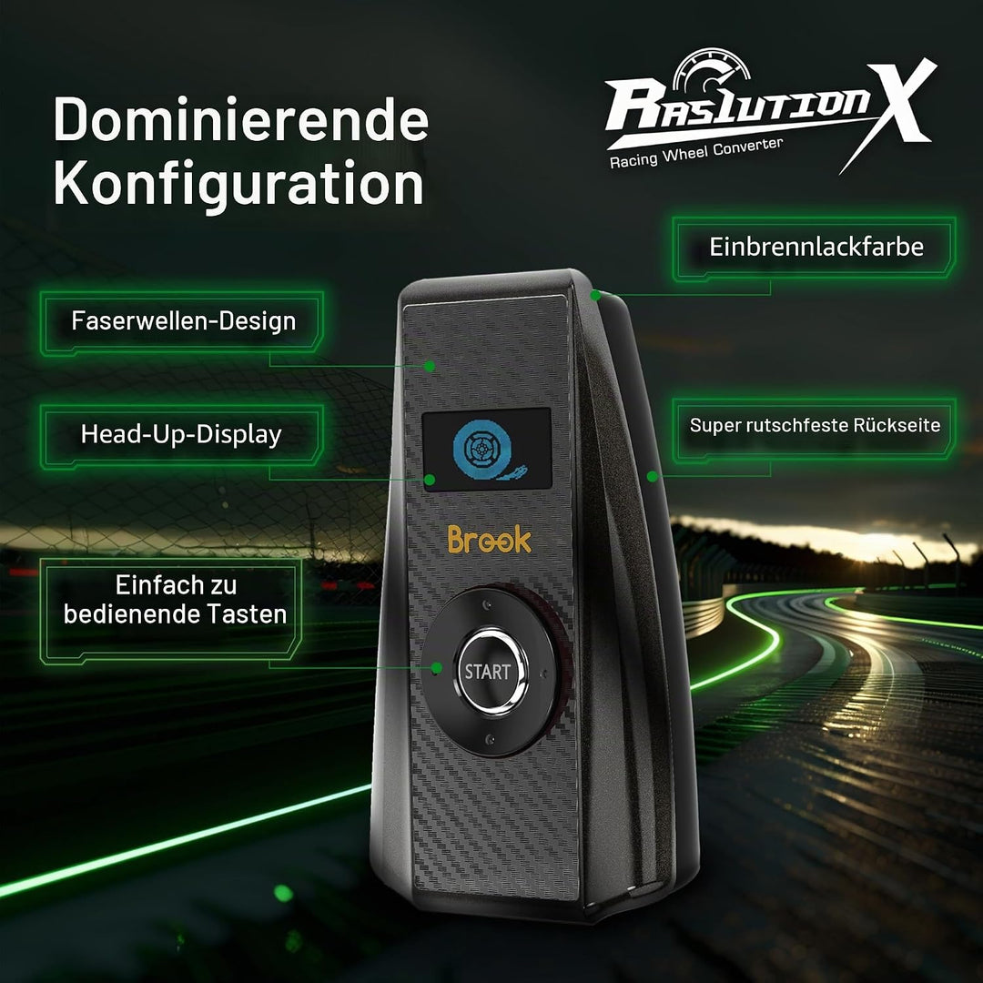 Brook Ras1ution X - Rennrad-Konverter für Xbox Series X|S, Xbox One & Xbox 360 | 60+ Radunterstützun