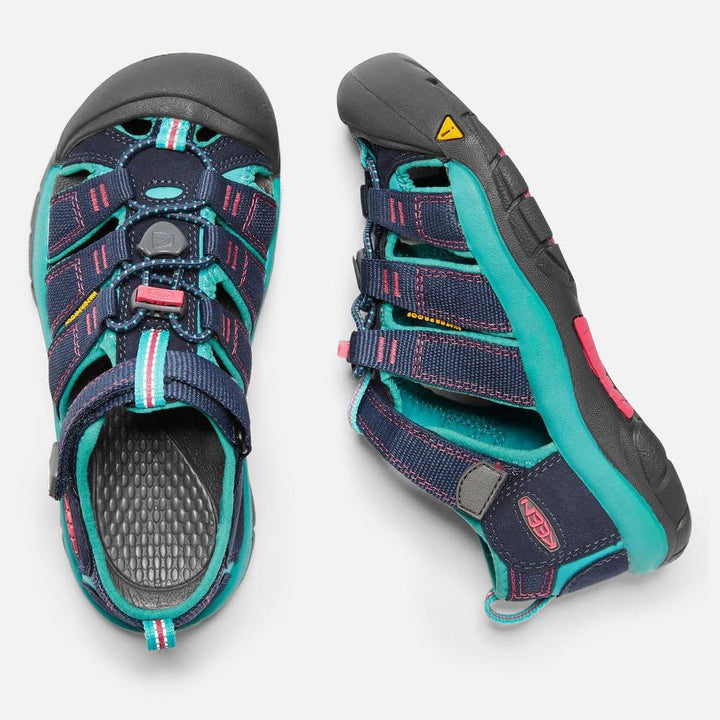 KEEN Jungen Unisex Kinder Newport H2 Sandalen 24 EU Blau Midnight Navy Baltic, 24 EU Blau Midnight N