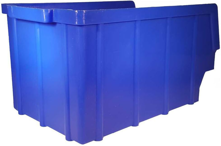 26 Stück Kunststoff Stapelboxen blau Gr.3 (145 x 248 x 127 mm) PP Sichtlagerkästen Stapelkästen │ P-