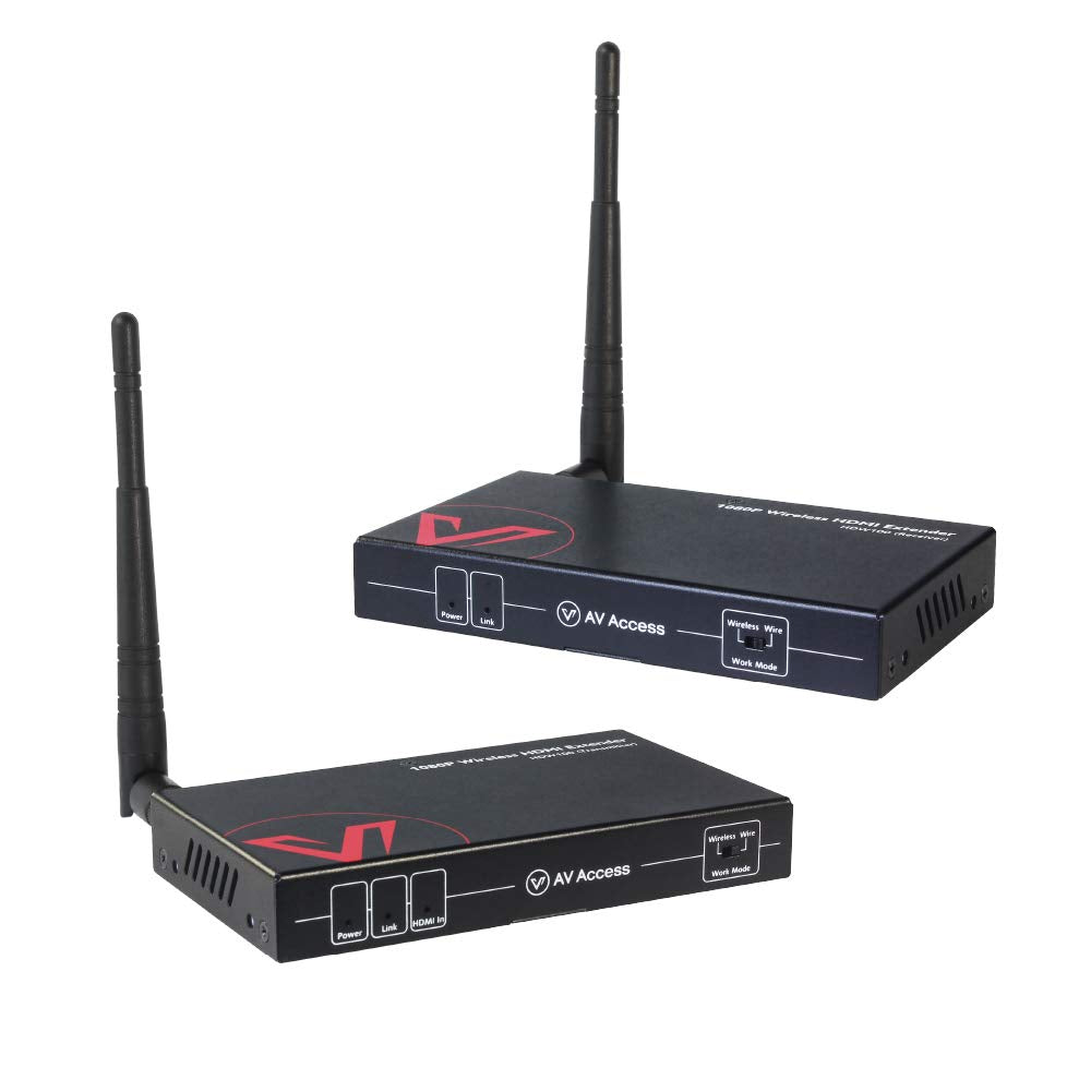 AV Access Wireless HDMI Transmitter and Receiver, Full HD 1080P@60Hz, Reichweite bis 200m, Wireless