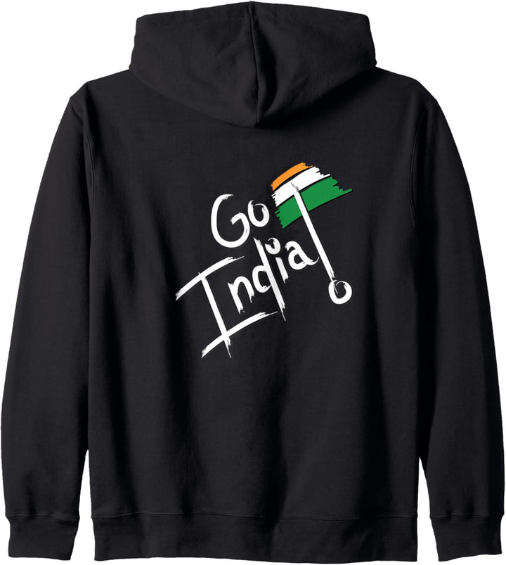 Flagge Indien Kapuzenjacke