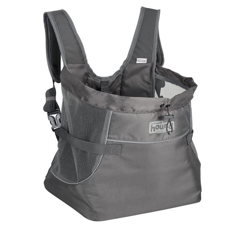 Outward Hound PupPak Hunde-Tragetasche, Grösse M, Grau PupPak Frontträger Medium grau, PupPak Frontt