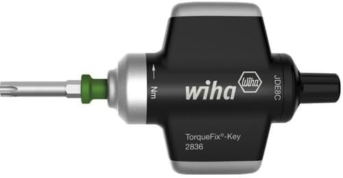 Wiha präziser Drehmoment-Schraubendreher mit Schlüsselgriff TorqueFix® Key fest voreingestellte Dreh
