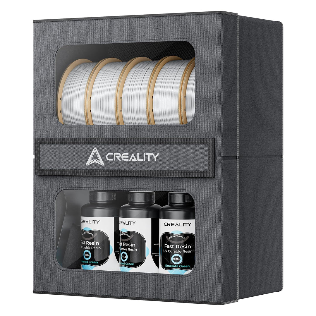 Creality Filament Trocknungsbox, 3D Filament Aufbewahrung mit Magnetverschluss, Feuchtigkeits & Stau