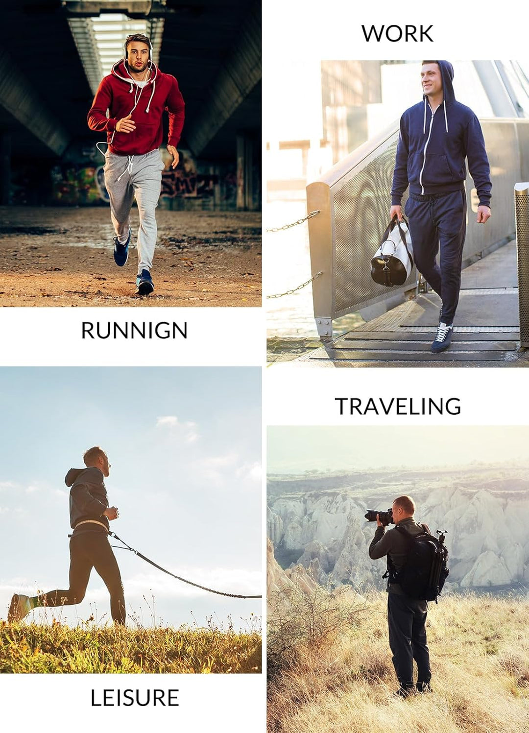 baleaf Herren Fleeced Hose wasserdicht Jogginghose warm Golf Wandern Winter Arbeitshose mit Taschen